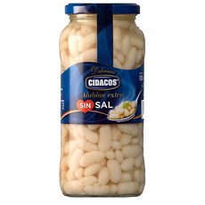 시다코스 엑스트라 저염 쿡드 화이트 빈, 4개, 400g