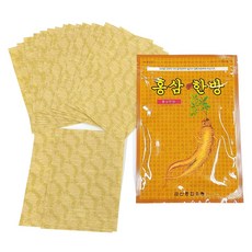 다조아 홍삼 파스 한방 국산패드 대용량파스 건강패드, 24개
