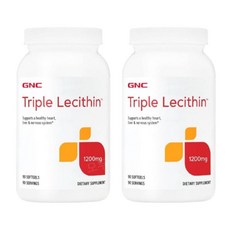 GNC 레시틴 트리플 Lecithin 1200mg 90정 2개, 180정, 1개