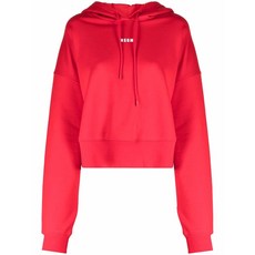 MSGM 로고 프린트 오버사이즈 후디