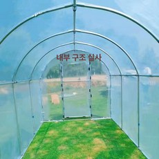조립식 비닐하우스 농막 대형 농업용 천막, 기본, 폭 3m 길이 5m 높이 2m