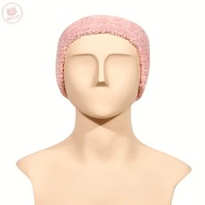 털 니트 패딩 헤어밴드 귀마개 겨울 방한용품 패션 여성 남성 자이언트캣, FREE 베이지