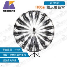 Keystone 180cm ALFI205 外黑內銀 控光傘 反射傘 柔光傘 攝影傘 反光