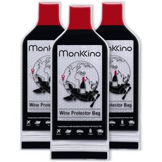 여행용 와인 재사용 여행 가방 비행기 슬리브 보호 만능 있는 가방용 가능한 3팩 내구성 방지 버블 누수, 3 Pack