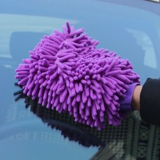 [1+1] 세차 극세사 먼지 양면 유리 청소장갑 차량 걸레, 2개, 극세사청소장갑 랜덤