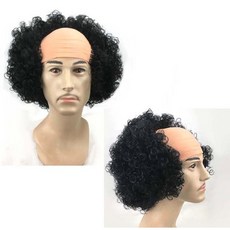 西門町發光派對屋 搞笑地中海禿頭假髮 派對變裝造型 趣味假髮, 1個