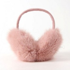 보급창고 왕방울 귀마개 핑크 방한귀도리