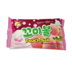 꼬미볼 복숭아맛, 1개, 40g