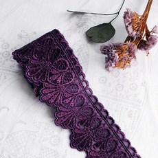 TR레이스 솔잎양면-퍼플 (10937558) c7, 1개