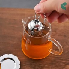 플로팅 티 인퓨저(티팟B) (받침포함) 차망