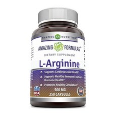 Amazing Nutrition L-精胺酸膠囊 500mg, 1個, 250 件