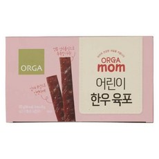 ORGA 어린이 한우 육포, 순한맛, 17개, 100g