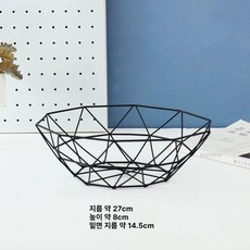 과일 시트러스 과일그릇 독일 출발 원형 스테인리스 접시, 1개, 소형 텐셀 블랙