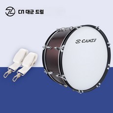 군용 드럼 대형 북미 메이플 소재 학교 밴드용 행진용 16-28인치 다양한 크기 튼튼한 내구성 전문적인 소리 품질 음악 퍼포먼스용, 1개, 16인치 대군 드럼 백팩 스타일