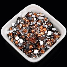 플랫백 레진 크리스탈 라인 반짝이 네일 아트 컬러 신발 가방 캡 의류 장식, 37. smoked topaz