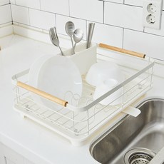 마이키친 우드핸들 식기건조대, 1개