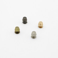 (인형소품) 8mm 미니 나사형 가방받침 가방발 소꼬발, 실버, 1개