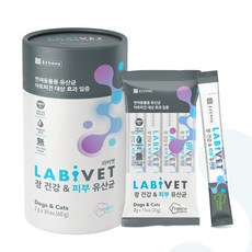 종근당라비벳 반려동물 영양제, 30회분, 피부/피모+장건강, 1개