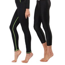 THE SIRUP 女款9分防曬運動泳褲+8分打底泳褲 2件組