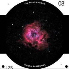 世嘉 星空投影彩盤 HOMESTAR適用 嗨美好食光 營造浪漫星空氛圍, 玫瑰星雲遠景