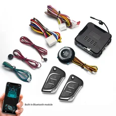 호환 원격 스타터자동차 알람 스마트 앱 시작 정지 시스템 점화 버튼 엔진