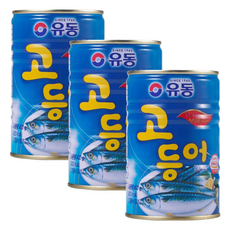 유동 고등어 보일드, 3개, 400g