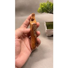 精品悟道達摩佛手把件 太行崖柏, 如圖所示, 1個
