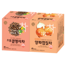 송원 티백차 으뜸결명자차 40T+양파껍질차 40T
