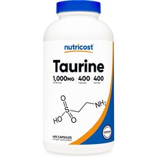 뉴트리코스트 타우린 1000mg 캡슐, 400정, 3개