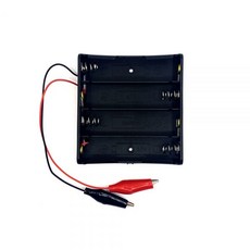 18650 4구 직렬 배터리홀더 악어클립 타입