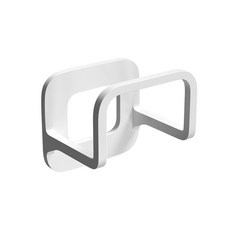 DFMEI 粉撲架掛鉤免打孔浴室壁掛收納架家用衛生間浴室壁掛粉撲置物架, 1個, 白色:如圖