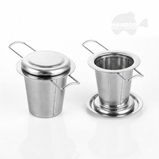 MANDOO4 티 인퓨져 인퓨저 차 거름망 그물망 답례품 판촉물 기념품 선물 레이저 각인 주문 가능, 1개