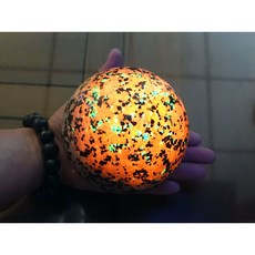 能量礦石 美國矽鋅礦球 3293.5g 直徑121mm 九龍夜明珠 新澤西州富蘭克林, 1個