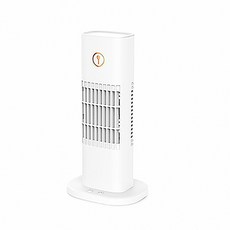桌上型加濕電風扇 七彩冰霧USB風扇 水冷扇, 象牙白