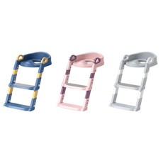 兒童學習馬桶 幼兒便器 寶寶小馬桶 坐便器 兒童便盆, 兒童階梯(無軟墊),灰色