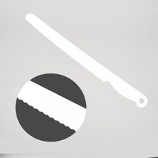 일회용 케이크칼 (대) 케익칼, 화이트, 1개