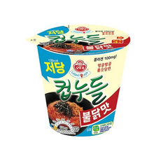 소컵라면 오뚜기 저당 컵누들 불닭맛, 1개