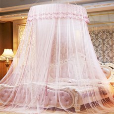 G.L.S 블라우스 침대 캐노피 모기장 연핑크 고급형침대방충망
