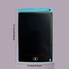 를 멀티 사이즈 LCD 쓰기 태블릿 6.5/8.5/10/12 인치-재사용 가능한 드로잉 보드 눈 보호 잠금 및 지우기 교육 선물, [01] Blue-8.5in-Color