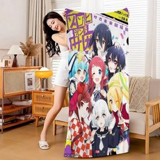 애니메이션 비치 수영 타월 흡 수건 선물 여행 캠핑 체육관, 1개, 9. ZQ-260227171