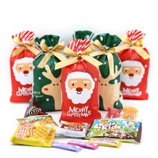 聖誕節餅乾禮物組 託兒所 幼稚園 零食袋, 零食10種 x 6組, 6個
