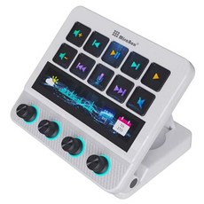 MiraBox N4 프로 매크로 키패드 디스플레이 스트림덱 컨트롤러 국제 버전, 화이트