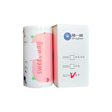 PeriPage愛立熊 豬一桃紙廠 57mm花樣標籤貼紙 熱感應紙 標籤紙, 1盒