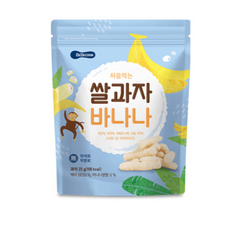 베베쿡 나쁜엄마 유아쌀과자, 25g, 7개, 바나나