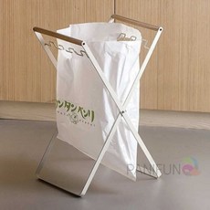 부엌휴지통 씽크대휴지통 폐기함 쓰레기통 접을수있는 폴딩형 걸이형쓰레기통 휴지통 접이식 봉지걸이 CWFJBAP9, 색상