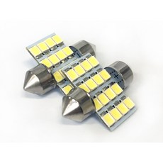 31mm 16LED 자동차 LED 실내등 번호판 트렁크 풋등, 2개