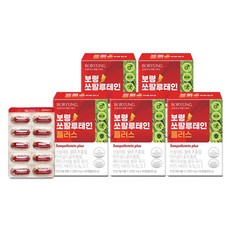 보령 쏘팔루테인 플러스 쏘팔메토 루테인 60캡슐x5박스 (10개월분 총 300캡슐), 5박스, 60정