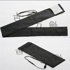 子甄彣璟 太極劍袋 刀劍袋 高檔麻質刀袋 武術袋 劍袋 刀袋 竹劍袋 棉布刀劍袋子 武術用品 太極拳, 1個, 黑色