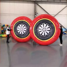 에어 바운스 장애물 학교 에어사다리 소품 도넛 풍선 레크레이션 체육대회, 2. 바퀴 굴러다니다 2x3m