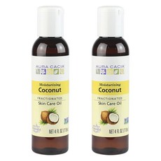 Aura Cacia 椰子保濕護膚油, 2個, 118ml
